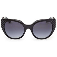 Guess Women's Sunglasses - Shiny Black Injected Plastic Cat Eye Frame | GU00255 5301B ,