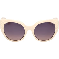 Guess Women's Sunglasses - Ivory Injected Plastic Cat Eye Shape Frame | GU00255 5325Z ,