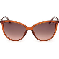 Guess Women's Sunglasses - Orange/Other Injected Plastic Cat Eye Frame | GU00256 5844F ,