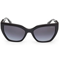 Guess Women's Sunglasses - Shiny Black Plastic Cat Eye Full Rim Frame | GU00264 5501B ,