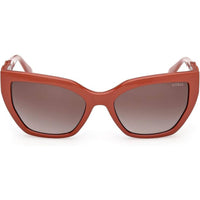 Guess Women's Sunglasses - Orange/Other Plastic Cat Eye Full Rim Frame | GU00264 5544F ,