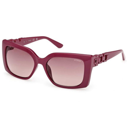 Guess Women's Sunglasses - Shiny Violet Plastic Butterfly Full Rim | GU00265 H 5581T ,