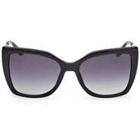 Guess Women's Sunglasses - Shiny Black Acetate Butterfly Shape Frame | GU00266 5601B ,