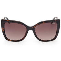 Guess Women's Sunglasses - Dark Havana Acetate Butterfly Shape Frame | GU00266 5652F ,
