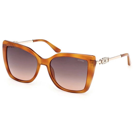 Guess Women's Sunglasses - Blonde Havana Acetate Butterfly Shape Frame | GU00266 5653F ,