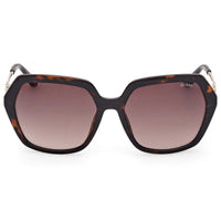 Guess Women's Sunglasses - Dark Havana Acetate Geometric Shape Frame | GU00267 5752F ,