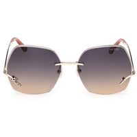 Guess Women's Sunglasses - Gold Metal Butterfly Shape Full Rim Frame | GU00268 6032B ,