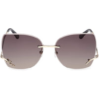 Guess Women's Sunglasses - Gold Metal Butterfly Shape Full Rim Frame | GU00269 6032F ,