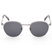 Guess Men's Sunglasses - Shiny Gunmetal Metal Oval Full Rim Frame | GU00272 5108A ,