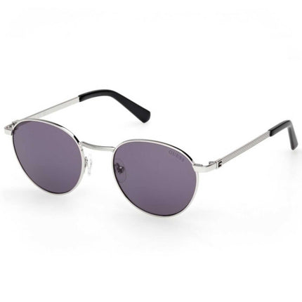 Guess Men's Sunglasses - Shiny Light Nickeltin Metal Oval Shape Frame | GU00272 5110Y ,
