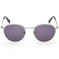 Guess Men's Sunglasses - Shiny Light Nickeltin Metal Oval Shape Frame | GU00272 5110Y ,