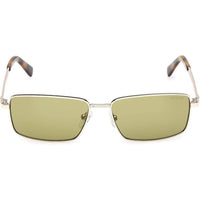 Guess Men's Sunglasses - Gold Metal Rectangular Shape Full Rim Frame | GU00273 5632N ,
