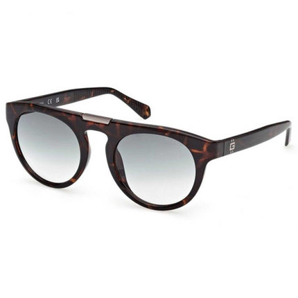 Guess Men's Sunglasses - Dark Havana Plastic Oval Shape Full Rim Frame | GU00275 5252P ,