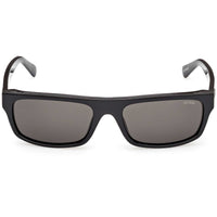 Guess Men's Sunglasses - Shiny Black Plastic Oval Shape Full Rim Frame | GU00276 5701A ,