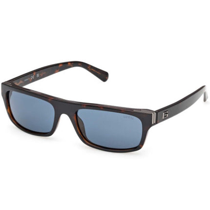Guess Men's Sunglasses - Dark Havana Plastic Oval Shape Full Rim Frame | GU00276 5752V ,