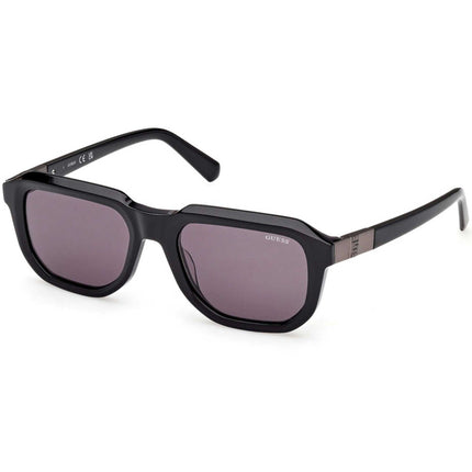 Guess Men's Sunglasses - Shiny Black Acetate Square Full Rim Frame | GU00278 5301A ,