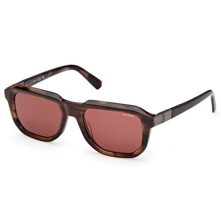 Guess Men's Sunglasses - Dark Brown/Other Acetate Square Shape Frame | GU00278 5350S ,
