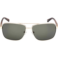 Harley Davidson Men's Sunglasses - Gold Metal Navigator Full Rim Frame | HD00018 6132N ,