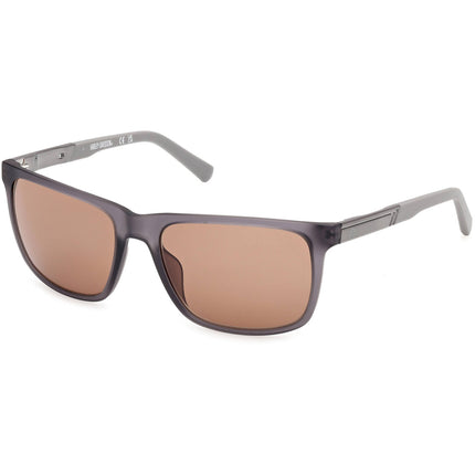 Harley Davidson Men's Sunglasses - Grey/Other Acetate Rectangular | HD00020 5820E ,