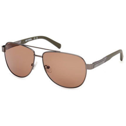 Harley Davidson Men's Sunglasses - Matte Gunmetal Metal Navigator | HD00021 6209E ,