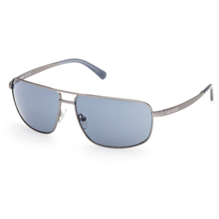 Harley Davidson Men's Sunglasses - Matte Light Nickeltin Metal Frame | HD00025 6411V ,