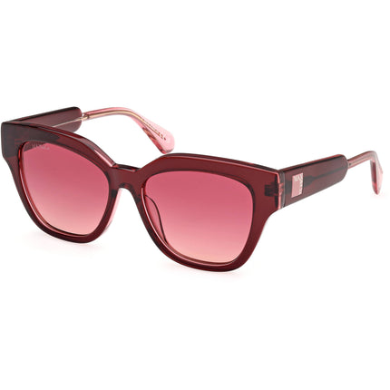 Max & Co. Women's Sunglasses - Red/Other Plastic Cat Eye Full Rim Frame | MO0106 5468T ,