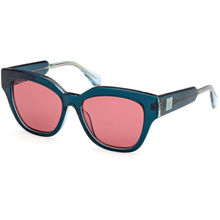 Max & Co. Women's Sunglasses - Dark Green/Other Plastic Cat Eye Frame | MO0106 5498J ,