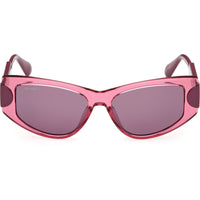 Max & Co. Women's Sunglasses - Shiny Pink Injected Plastic Cat Eye | MO0107 5372Y ,