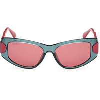 Max & Co. Women's Sunglasses - Shiny Light Green Cat Eye Full Rim Frame | MO0107 5393S ,