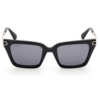 Max & Co. Women's Sunglasses - Shiny Black Injected Plastic Cat Eye | MO0110 5001C ,