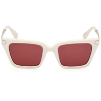 Max & Co. Women's Sunglasses - White Injected Plastic Cat Eye Full Rim | MO0110 5021S ,