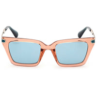 Max & Co. Women's Sunglasses - Shiny Light Brown Cat Eye Full Rim Frame | MO0110 5045N ,