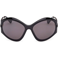 Max & Co. Women's Sunglasses - Shiny Black Injected Plastic Cat Eye | MO0113 0001A ,
