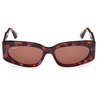Max & Co. Women's Sunglasses - Coloured Havana Acetate Cat Eye Full Rim | MO0114 5555E ,