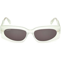 Max & Co. Women's Sunglasses - Shiny Light Green Acetate Cat Eye Frame | MO0114 5593N ,