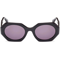 Max & Co. Women's Sunglasses - Shiny Black Acetate Geometric Full Rim | MO0115 5101A ,