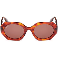 Max & Co. Women's Sunglasses - Blonde Havana Acetate Geometric Full Rim | MO0115 5153E ,