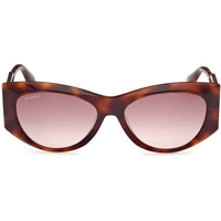 Max & Co. Women's Sunglasses - Dark Havana Acetate Cat Eye Shape Frame | MO0116 5652F ,