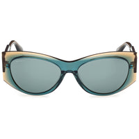 Max & Co. Women's Sunglasses - Dark Green/Other Acetate Cat Eye Frame | MO0116 5698N ,