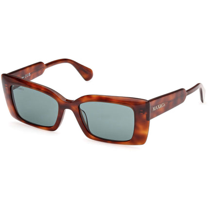 Max & Co. Women's Sunglasses - Blonde Havana Acetate Butterfly Full Rim | MO0117 5253N ,