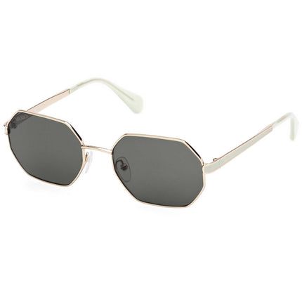 Max & Co. Women's Sunglasses - Gold Metal Geometric Full Rim Frame | MO0118 5432N ,