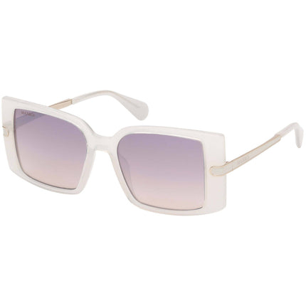 Max & Co. Women's Sunglasses - Ivory Injected Plastic Butterfly Frame | MO0120 5325F ,