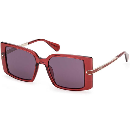 Max & Co. Women's Sunglasses - Shiny Bordeaux Butterfly Full Rim Frame | MO0120 5369Y ,