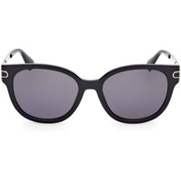 Max & Co. Women's Sunglasses - Shiny Black Injected Plastic Oval Frame | MO0121 5501A ,