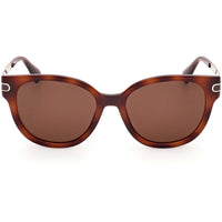 Max & Co. Women's Sunglasses - Dark Havana Injected Plastic Oval Frame | MO0121 5552E ,