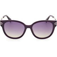Max & Co. Women's Sunglasses - Shiny Violet Injected Plastic Oval Frame | MO0121 5581Z ,