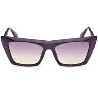 Max & Co. Women's Sunglasses - Shiny Violet Plastic Cat Eye Shape Frame | MO0122 5481Z ,
