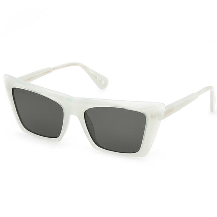 Max & Co. Women's Sunglasses - Shiny Light Green Plastic Cat Eye Frame | MO0122 5493N ,