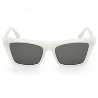 Max & Co. Women's Sunglasses - Shiny Light Green Plastic Cat Eye Frame | MO0122 5493N ,