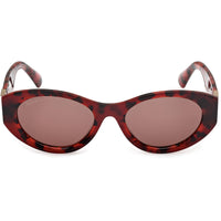 Max & Co. Women's Sunglasses - Red Havana Plastic Cat Eye Shape Frame | MO0123 5354E ,
